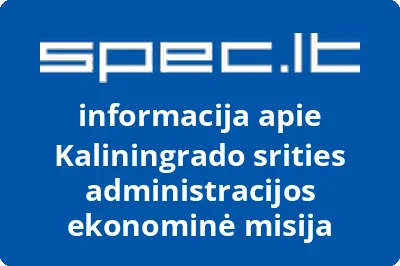 Kaliningrado srities administracijos ekonominė misija