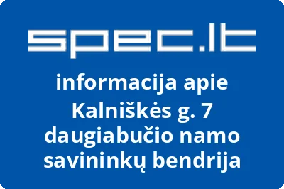 Kalniškės g. 7 daugiabučio namo savininkų bendrija