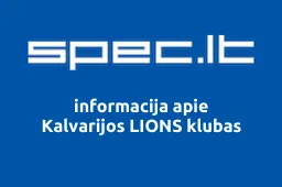 Kalvarijos LIONS klubas | spec.lt