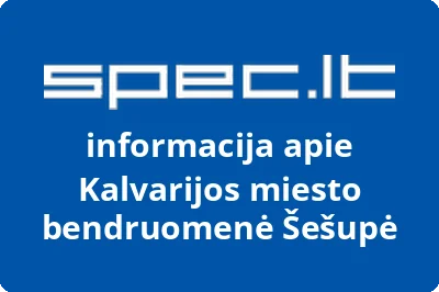 Kalvarijos miesto bendruomenė Šešupė