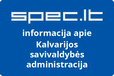 Kalvarijos savivaldybės administracija
