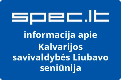 Kalvarijos savivaldybės Liubavo seniūnija