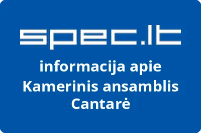 Kamerinis ansamblis Cantarė
