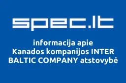 Kanados kompanijos INTER BALTIC COMPANY atstovybė | spec.lt