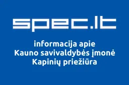 Kauno savivaldybės įmonė Kapinių priežiūra | spec.lt
