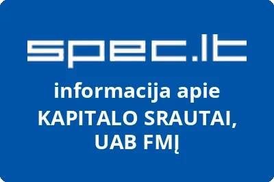 UŽDAROJI AKCINĖ BENDROVĖ FINANSŲ MAKLERIO ĮMONĖ KAPITALO SRAUTAI