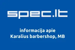 Karalius barbershop, MB | spec.lt