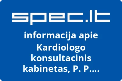 Kardiologo konsultacinis kabinetas, P. P. Kučinsko įmonė