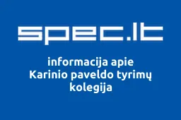 Karinio paveldo tyrimų kolegija | spec.lt