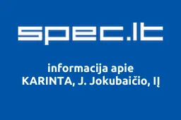 KARINTA, J. Jokubaičio, IĮ | spec.lt