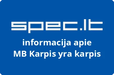 Karpis yra karpis, MB | spec.lt
