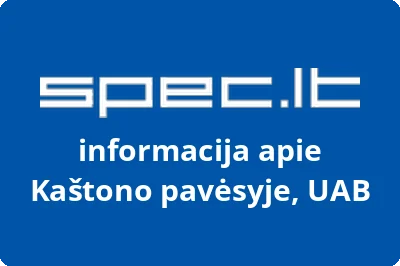 Kaštono pavėsyje, UAB | spec.lt