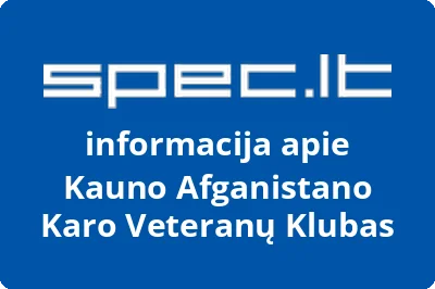 Kauno Afganistano karo veteranų klubas