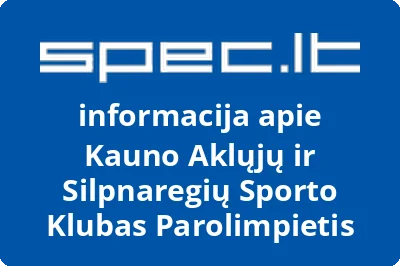 Kauno aklųjų ir silpnaregių sporto klubas Parolimpietis