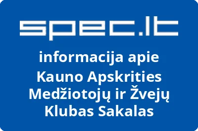 Kauno apskrities medžiotojų ir žvejų klubas Sakalas