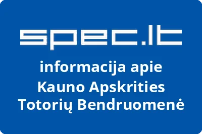 Kauno apskrities totorių bendruomenė