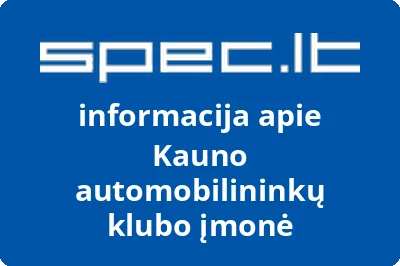 Kauno automobilininkų klubo įmonė