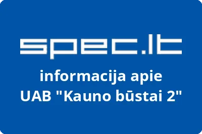 Kauno būstai 2, UAB | spec.lt