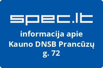 Kauno DNSB Prancūzų g. 72