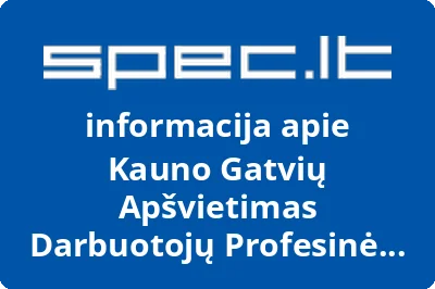 Kauno Gatvių Apšvietimas Darbuotojų Profesinė Sąjunga, UAB