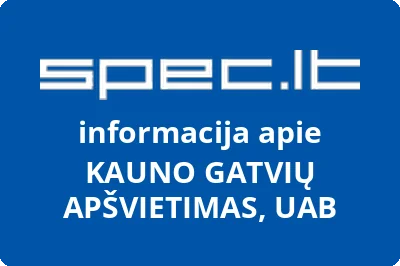 Kauno gatvių apšvietimas, UAB