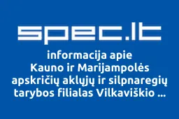 Kauno ir Marijampolės apskričių aklųjų ir silpnaregių tarybos filialas Vilkaviškio aklųjų ir silpnaregių dienos centras, VŠĮ | spec.lt