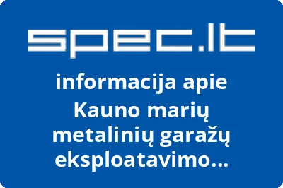 Kauno marių metalinių garažų eksploatavimo bendrija