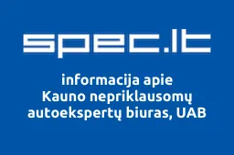 Kauno nepriklausomų autoekspertų biuras, UAB | spec.lt