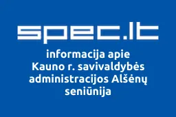 Kauno r. savivaldybės administracijos Alšėnų seniūnija | spec.lt