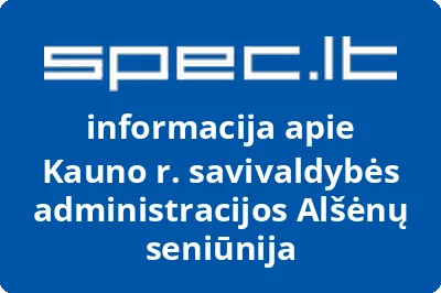 Kauno r. savivaldybės administracijos Alšėnų seniūnija