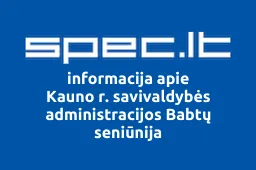 Kauno r. savivaldybės administracijos Babtų seniūnija iliustracija