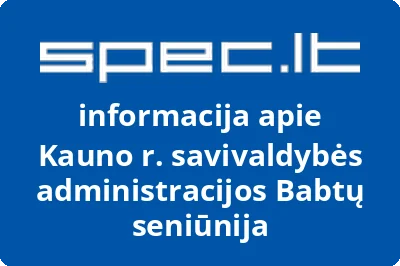 Kauno r. savivaldybės administracijos Babtų seniūnija
