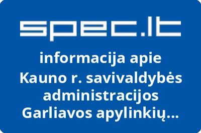 Kauno r. savivaldybės administracijos Garliavos apylinkių seniūnija