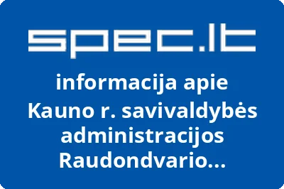 Kauno r. savivaldybės administracijos Raudondvario seniūnija