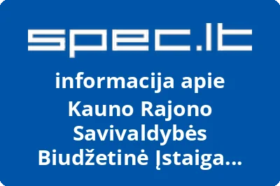 Kauno rajono savivaldybės biudžetinė įstaiga visuomenės sveikatos biuras