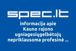 Kauno rajono ugniagesiųgelbėtojų nepriklausoma profesinė sąjunga iliustracija