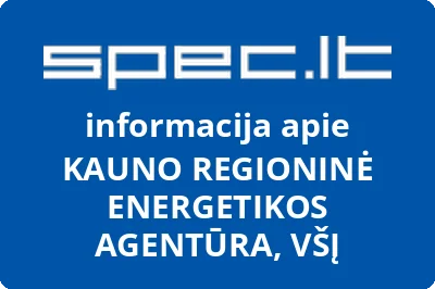 KAUNO REGIONINĖ ENERGETIKOS AGENTŪRA, VŠĮ