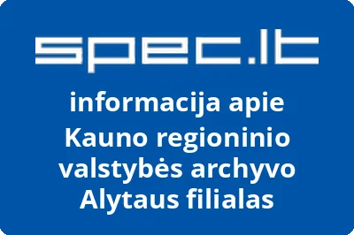 Kauno regioninio valstybės archyvo Alytaus filialas