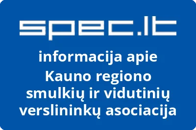 Kauno regiono smulkių ir vidutinių verslininkų asociacija