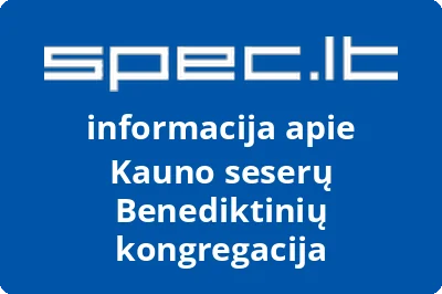 Kauno seserų Benediktinių kongregacija