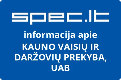 Kauno vaisių ir daržovių prekyba, UAB