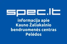 Kauno Žaliakalnio bendruomenės centras Pelėdos | spec.lt