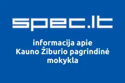 Kauno Žiburio pagrindinė mokykla | spec.lt