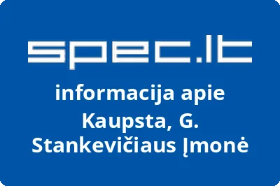 Kaupsta, G. Stankevičiaus Įmonė