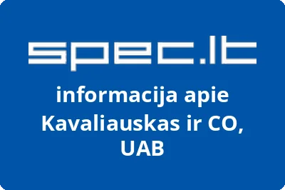 Kavaliauskas ir CO, UAB
