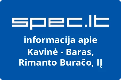 Kavinė - Baras, Rimanto Buračo, IĮ