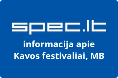 Kavos festivaliai, MB