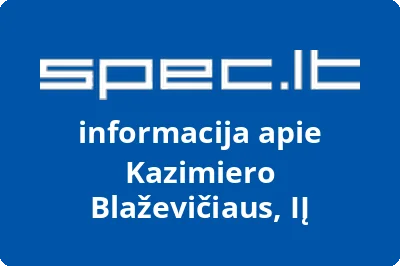 Kazimiero Blaževičiaus, IĮ