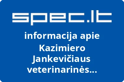 Kazimiero Jankevičiaus veterinarinės pagalbos įmonė | spec.lt