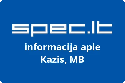Kazis, MB | spec.lt